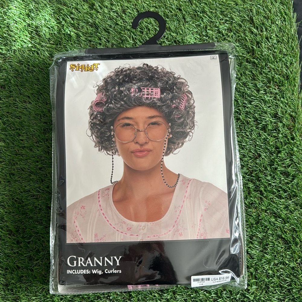 Spirit Halloween Granny Wig